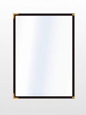 Protège-menus américain pour A4